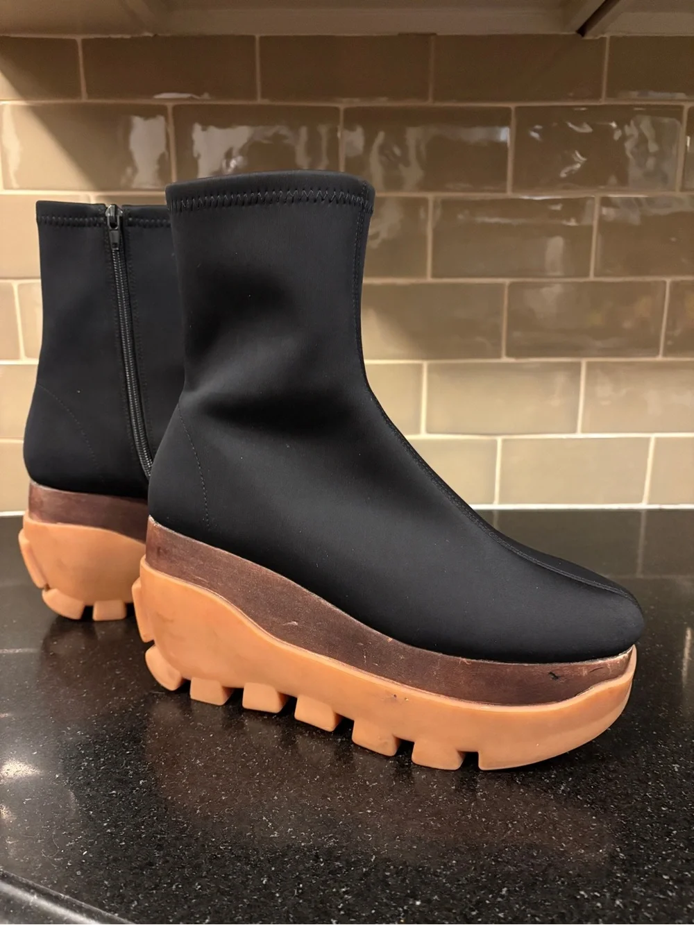 Free People x Jeffrey Campbell Platform Boots $198 Sz 9.5 Whimsy-goth